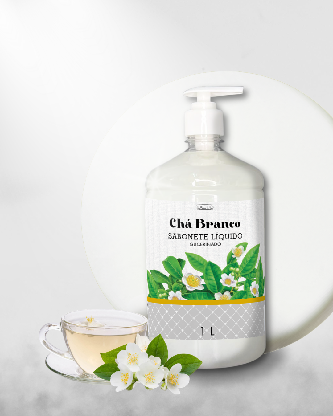Sabonete Líquido Cha Branco 1L
