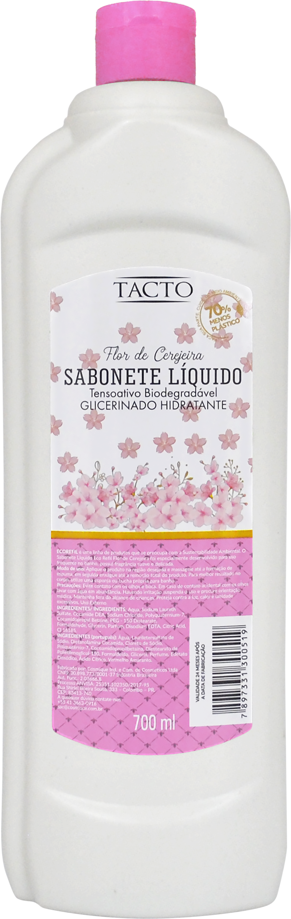 Sabonete Líquido Flor de Cerejeira 700ml