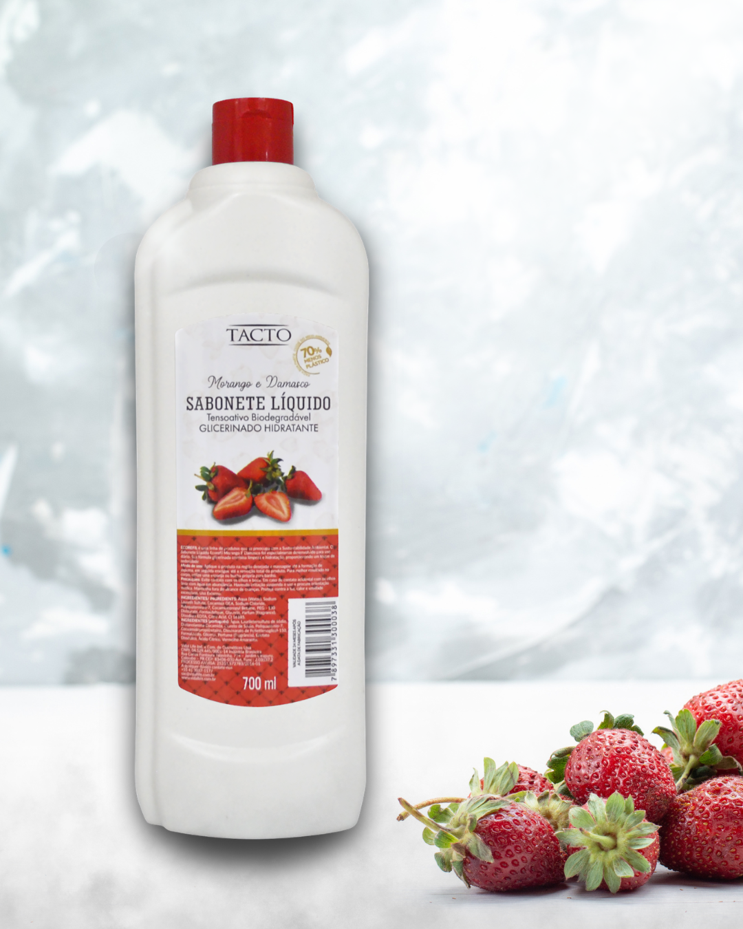 Sabonete Líquido Morango e Damasco 700ml