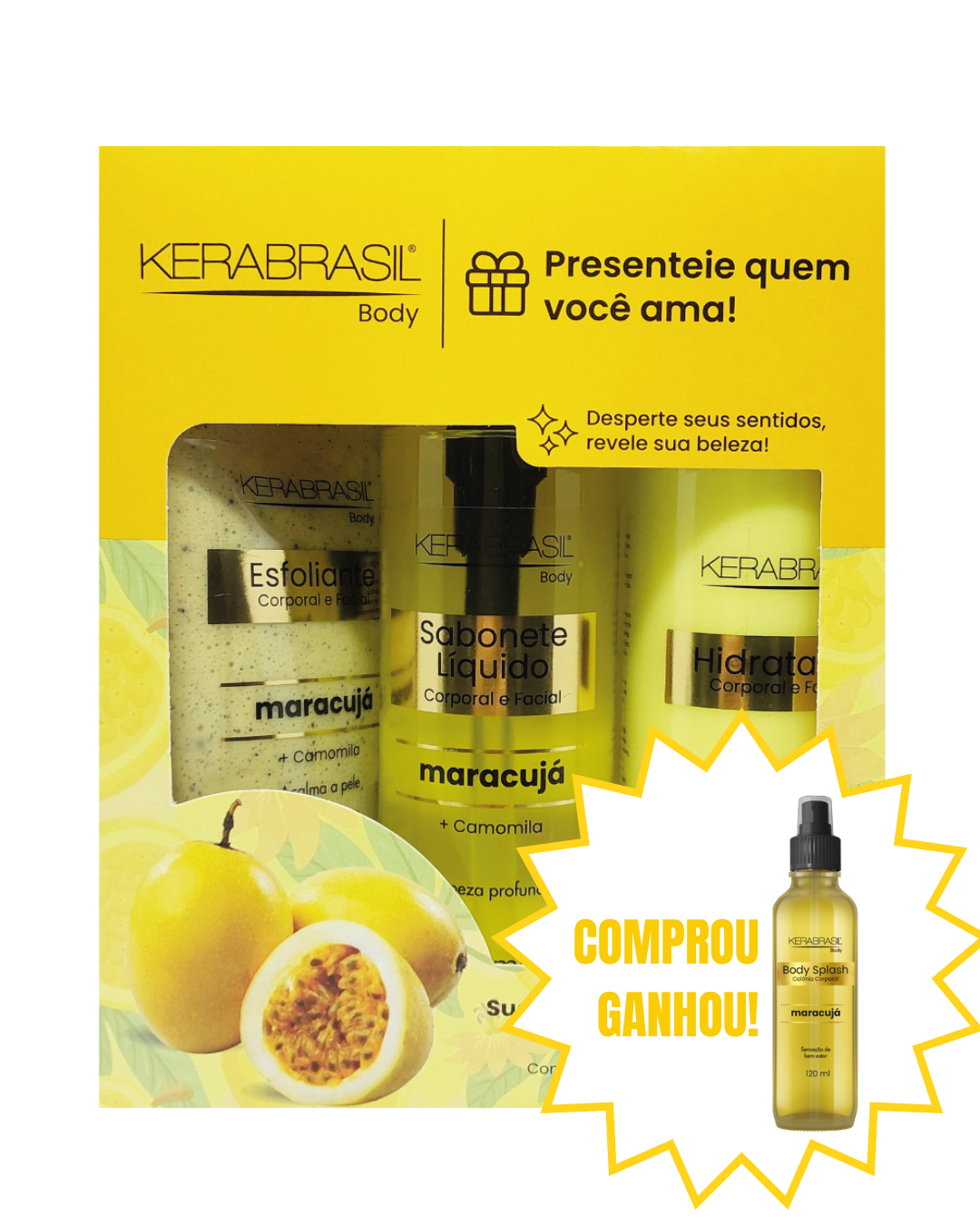 Compre um Kit Kerabrasil Body Maracujá e ...