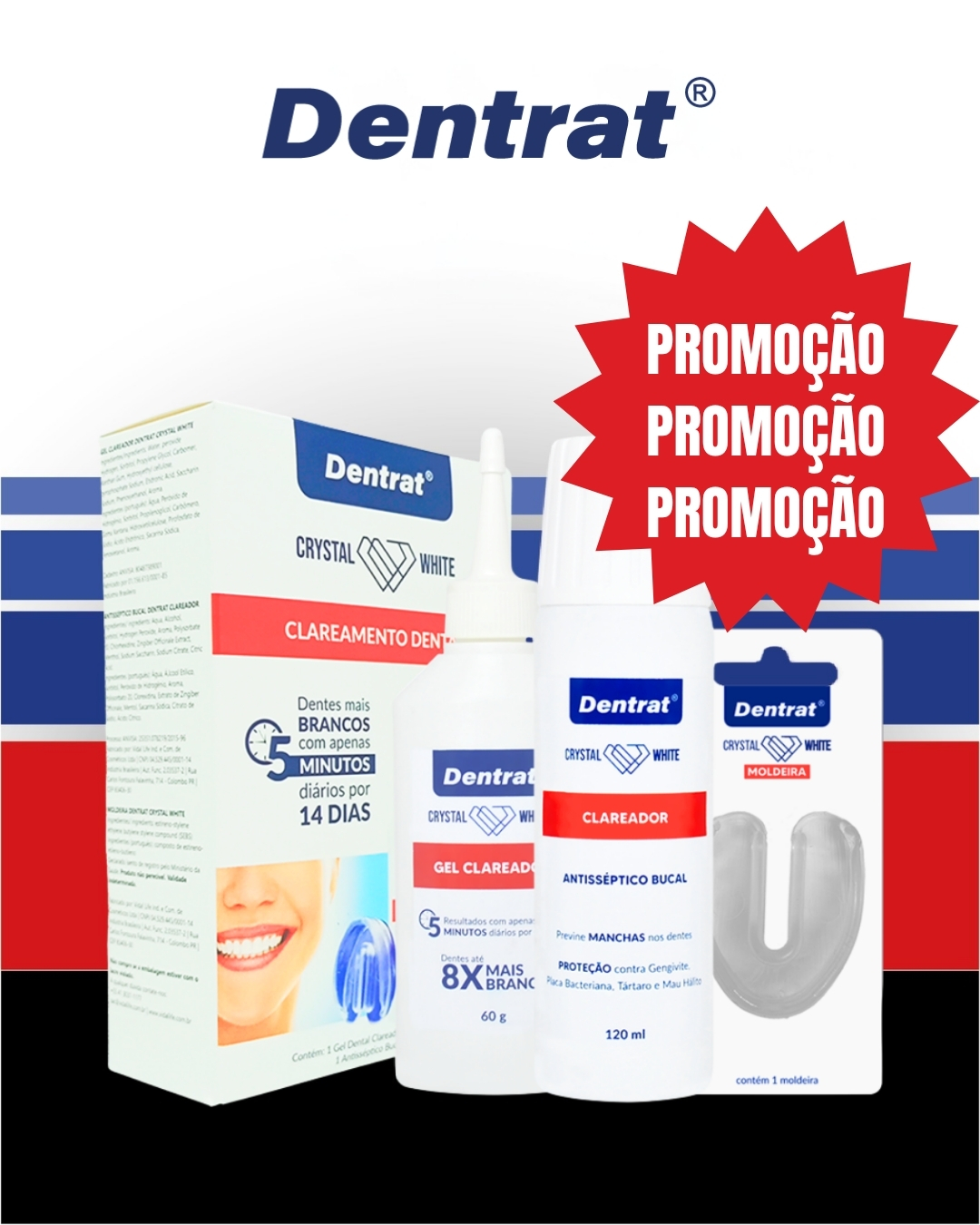 Kit Clareamento Dental Crystal White