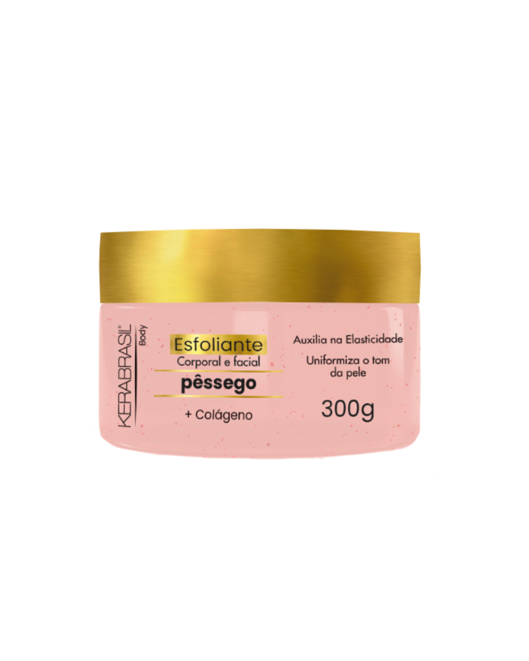 Esfoliante Corporal e Facial Pêssego 300g