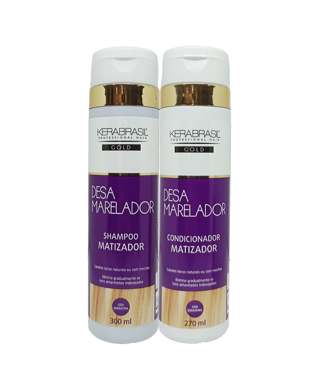 Kit Matizador Desamarelador Shampoo (300m...