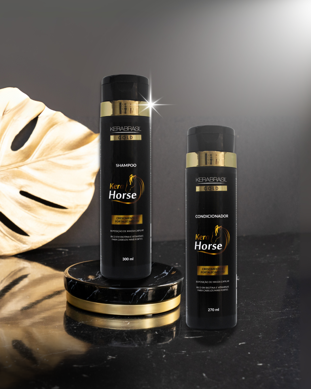 Kit Kera Horse Shampoo (300ml) e Condicio...