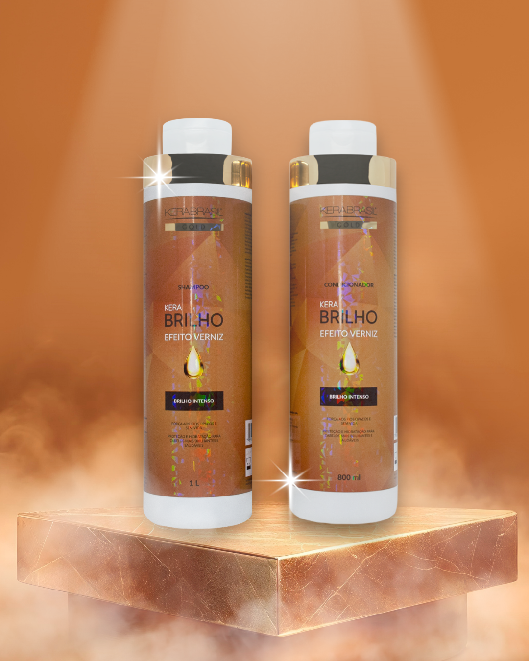 Kit Kera Brilho Shampoo (1L) e Condiciona...