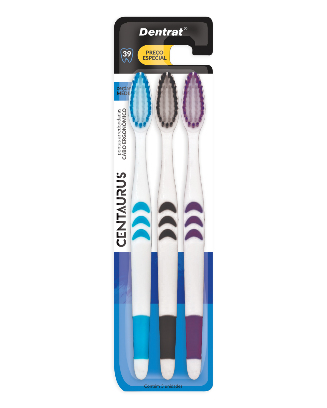 Kit Escova Centaurus c/3